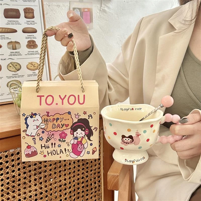 高颜值生日礼物女生创意陶瓷马克杯送朋友姐妹闺蜜设计感伴手礼品