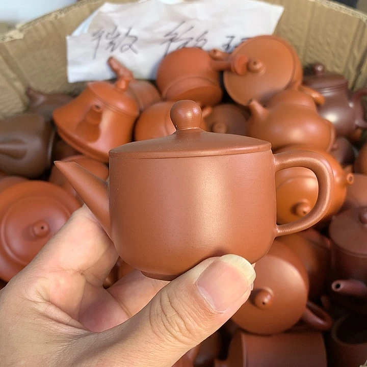 紫砂茶壶原矿朱泥茶具茶壶家用100