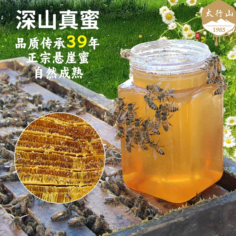 【到手3斤】正品太行山土蜂蜜深山纯正蜂蜜