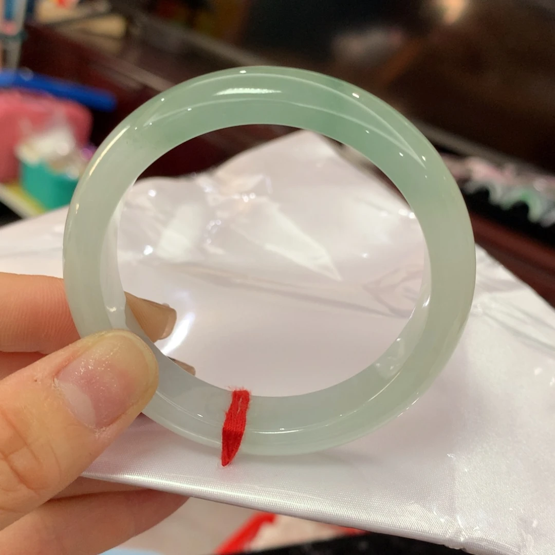 未镶嵌手镯翡翠三天鉴赏期圈口53