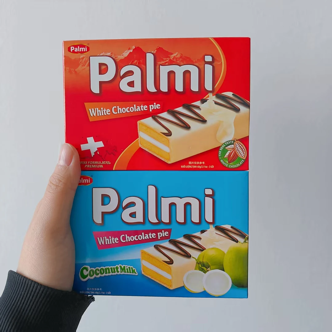 得闲越南进口派迷牌白巧克力味派早餐糕点60g