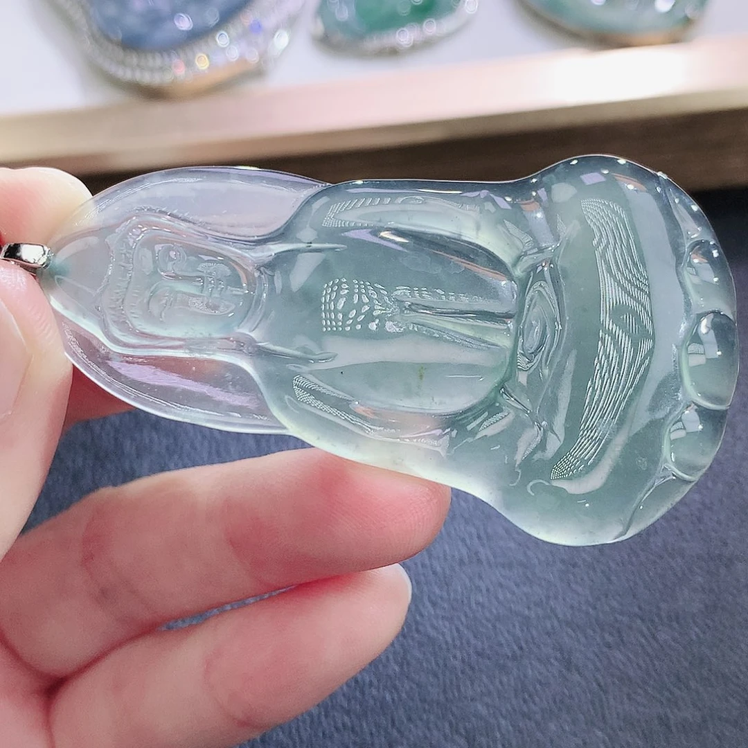 翡翠未镶嵌挂件翡翠