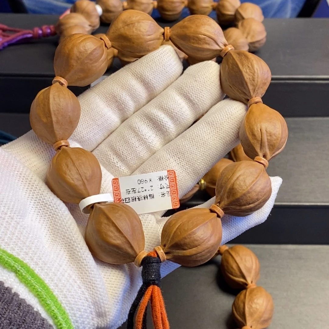 无***师手串/手链橄榄核梅林铁核21/27左右（四花）