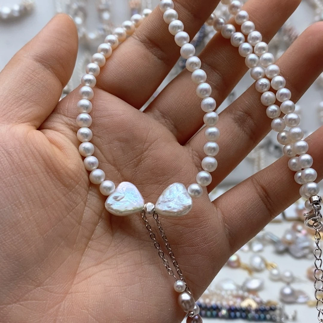 未镶嵌淡水珍珠耳饰