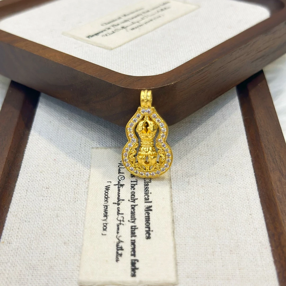 999足金5G工艺黄金福禄金刚杵