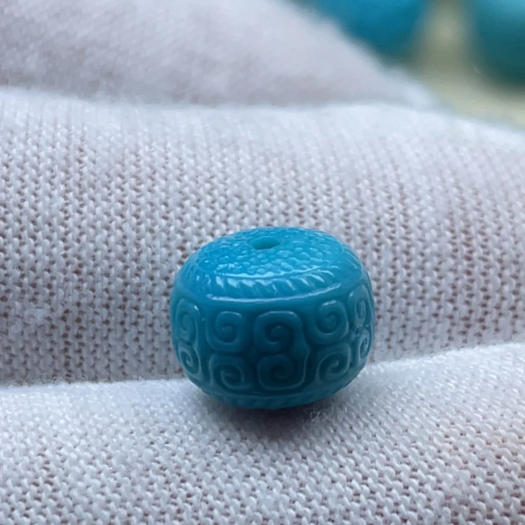 未镶嵌绿松石珠宝奇石卡9-7.5