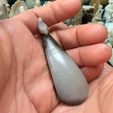 和田玉挂件未镶嵌