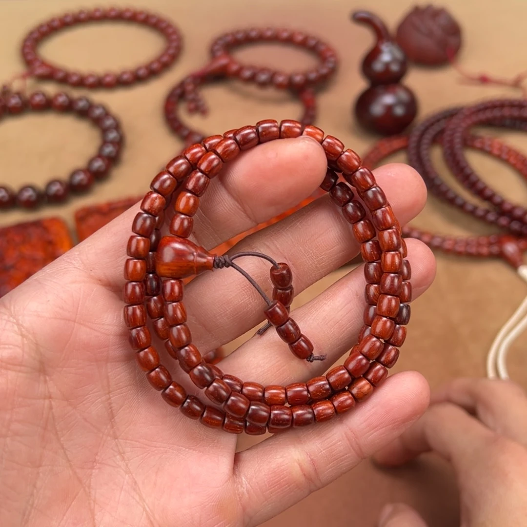 檀香紫檀（小叶紫檀）手串/手链陈**r0.5x0.55