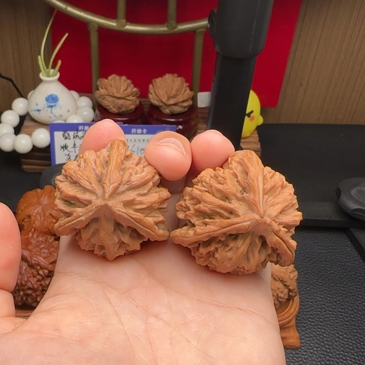 把件文玩核桃秦闷三棱 35尺寸