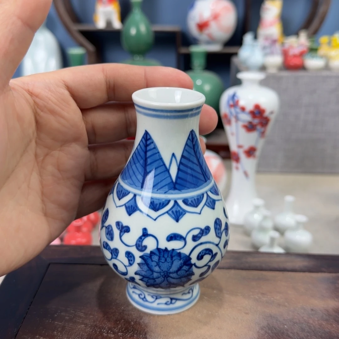 陶瓷手工小花器摆件