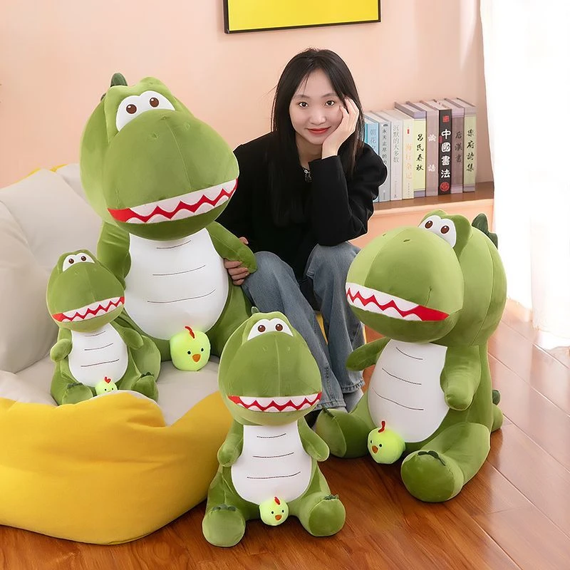 创意小鸡恐龙公仔呆萌鸡鸡可爱搞怪女生玩具睡觉抱枕娃娃生日礼物
