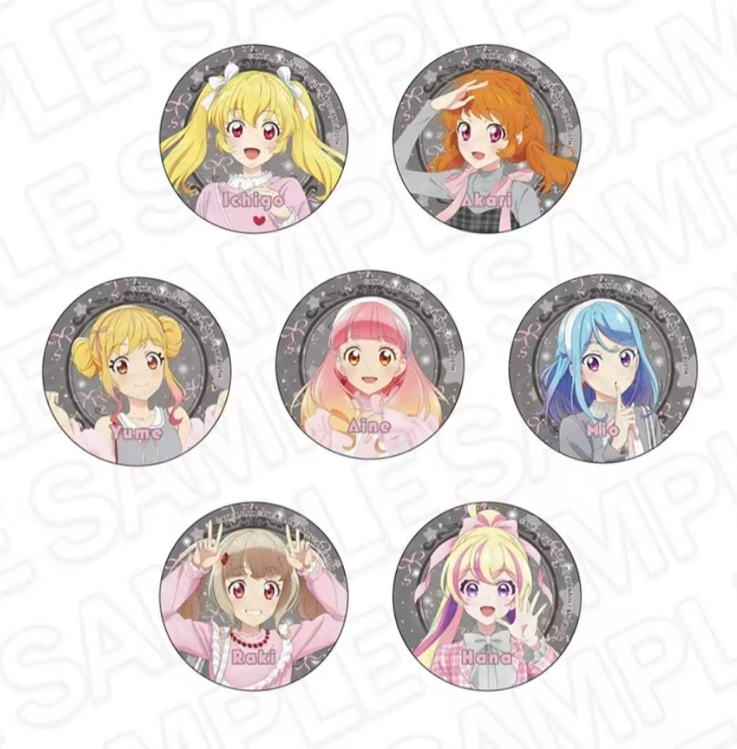 【偶像活动】灰粉七女主池袋快闪吧唧 正版日谷