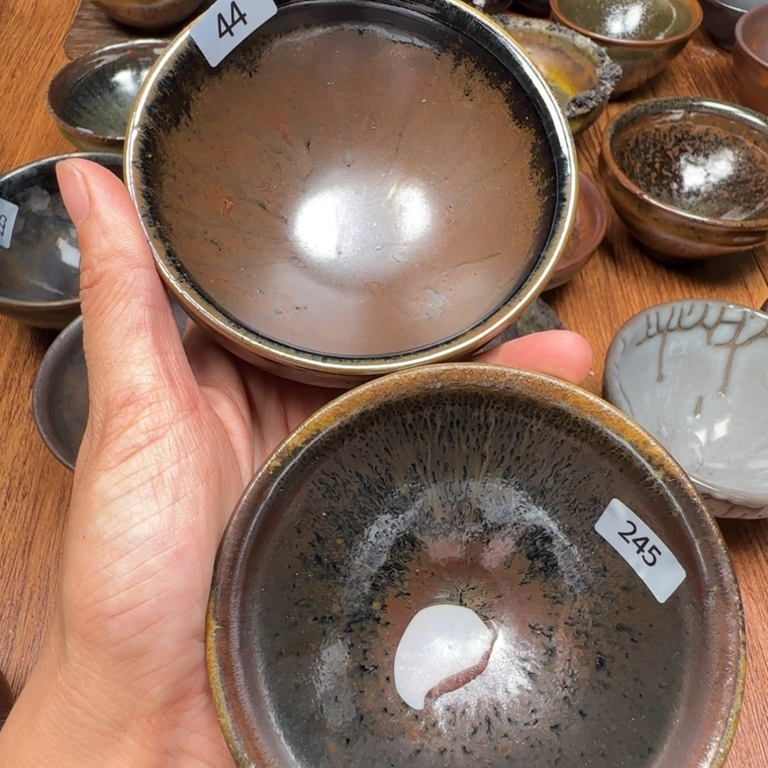 好***头柴烧建盏茶盏茶杯44 245