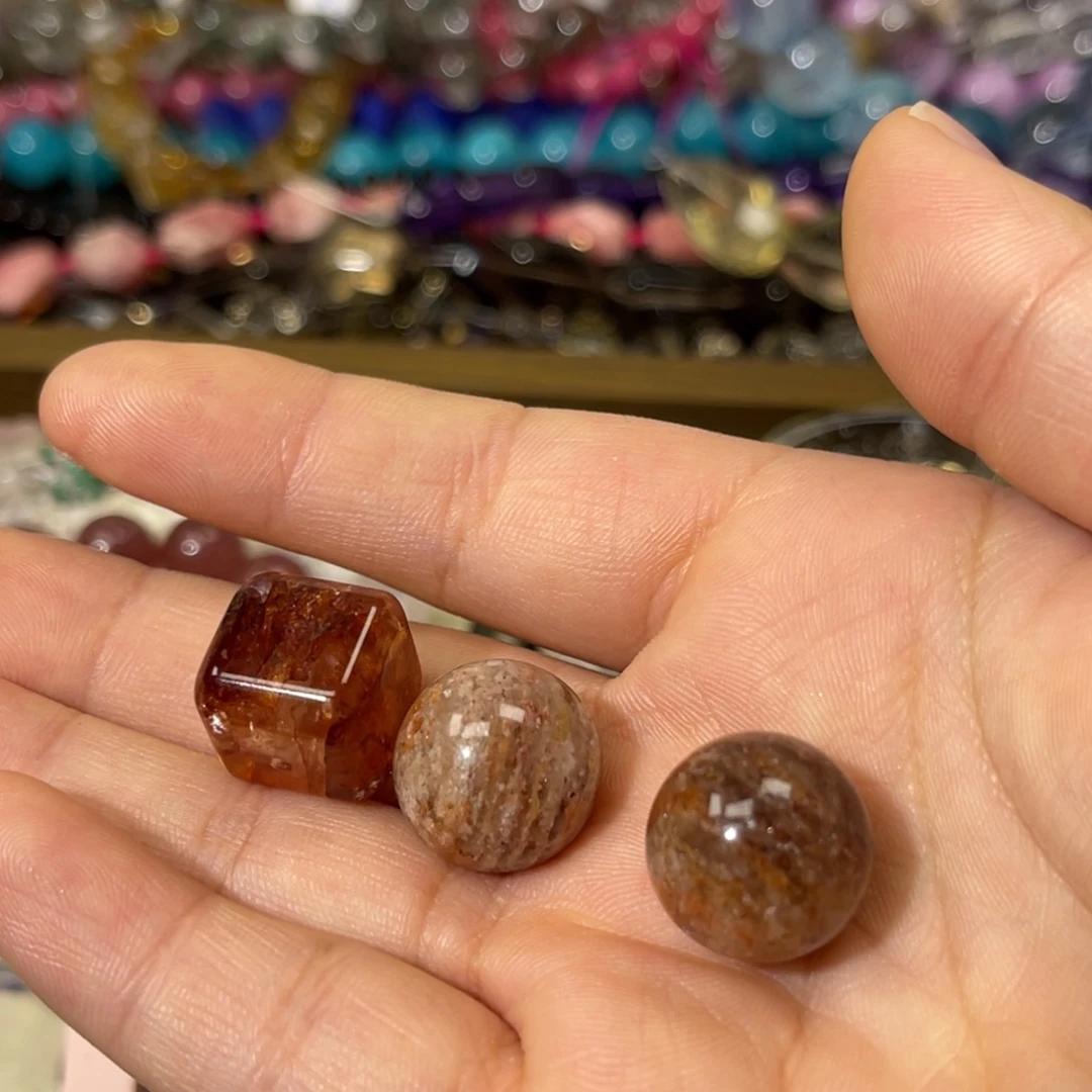 发晶未镶嵌珠宝半成品千层两个胶花一个