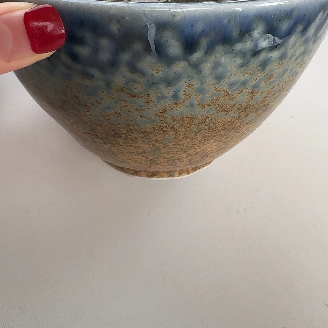 瓷片复古13厘米深钵饭碗