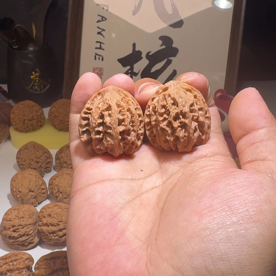 吊坠文玩核桃34尺寸苹果园手捻