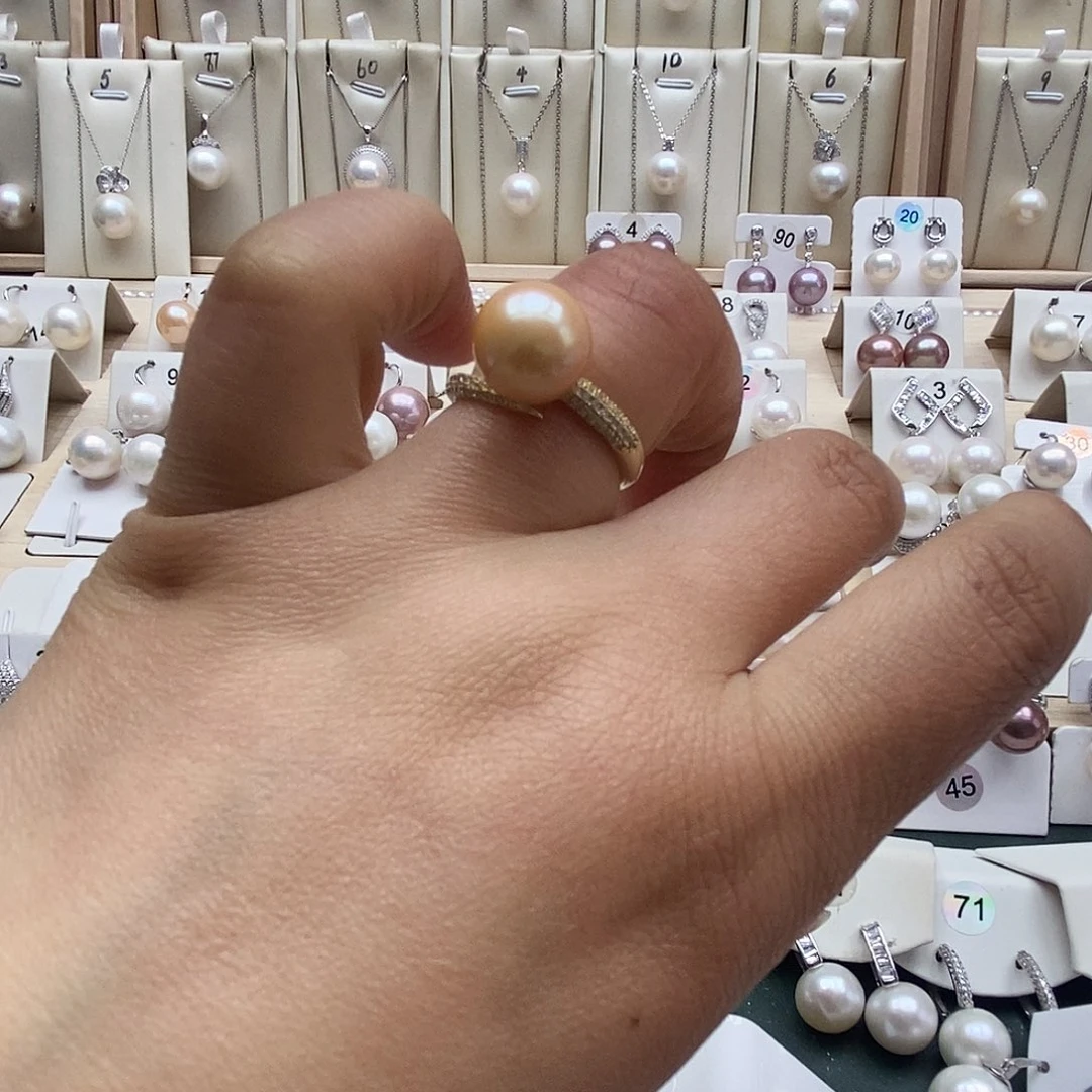 颈饰银S925镶嵌淡水珍珠