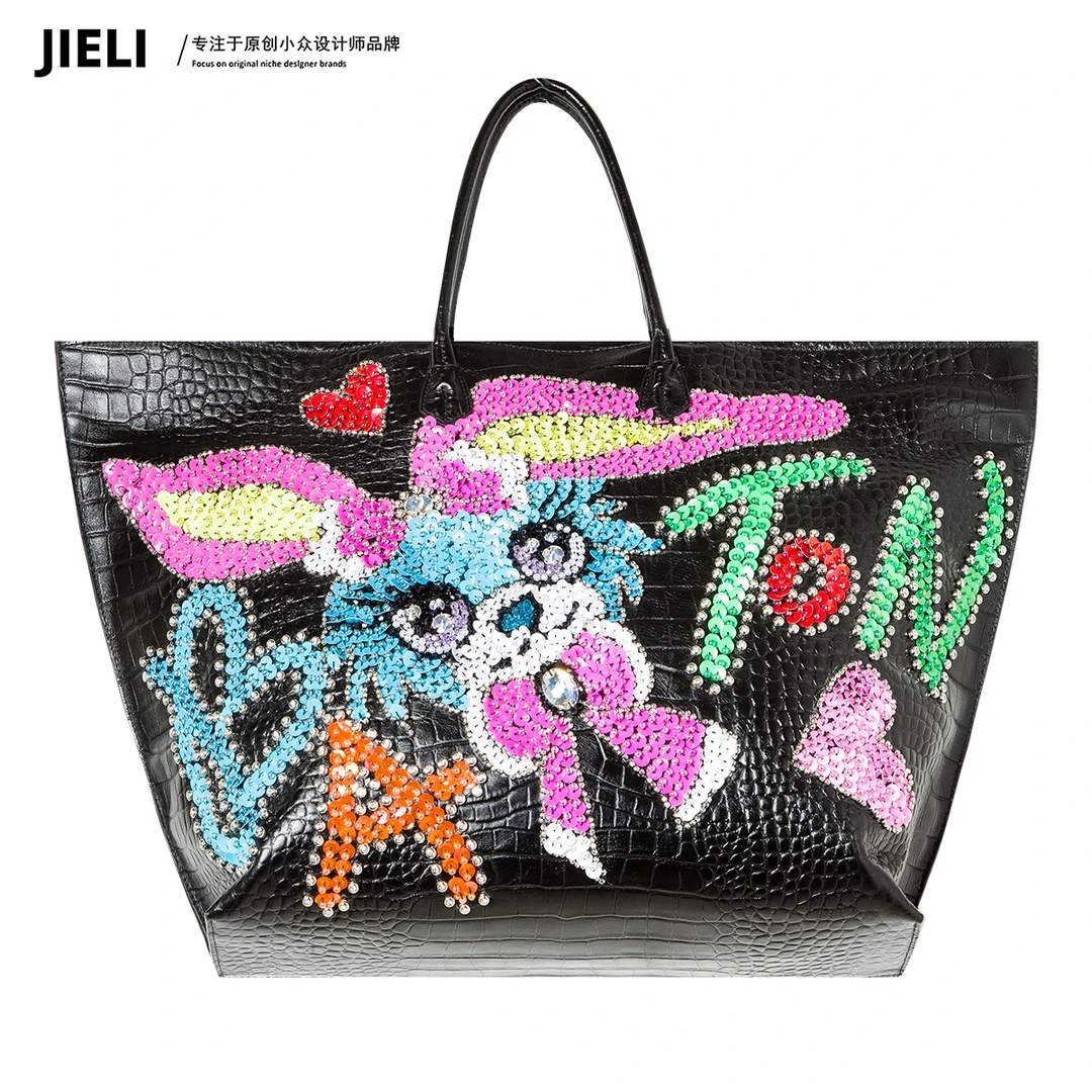 JIE LI/街力街力定制原创小众设计师创意时尚大容量包包A7215