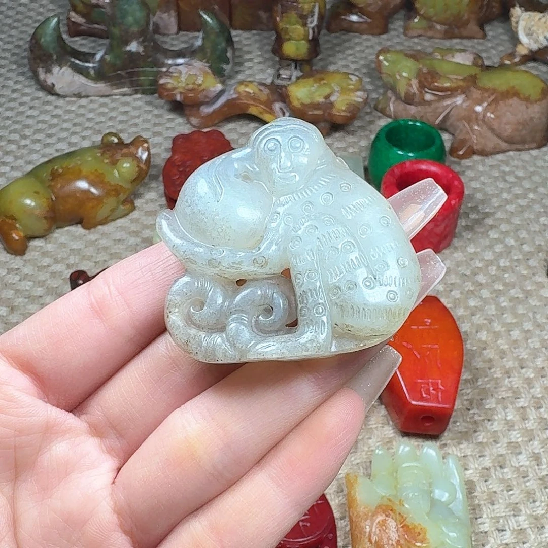 白玉菩提吊坠挂件