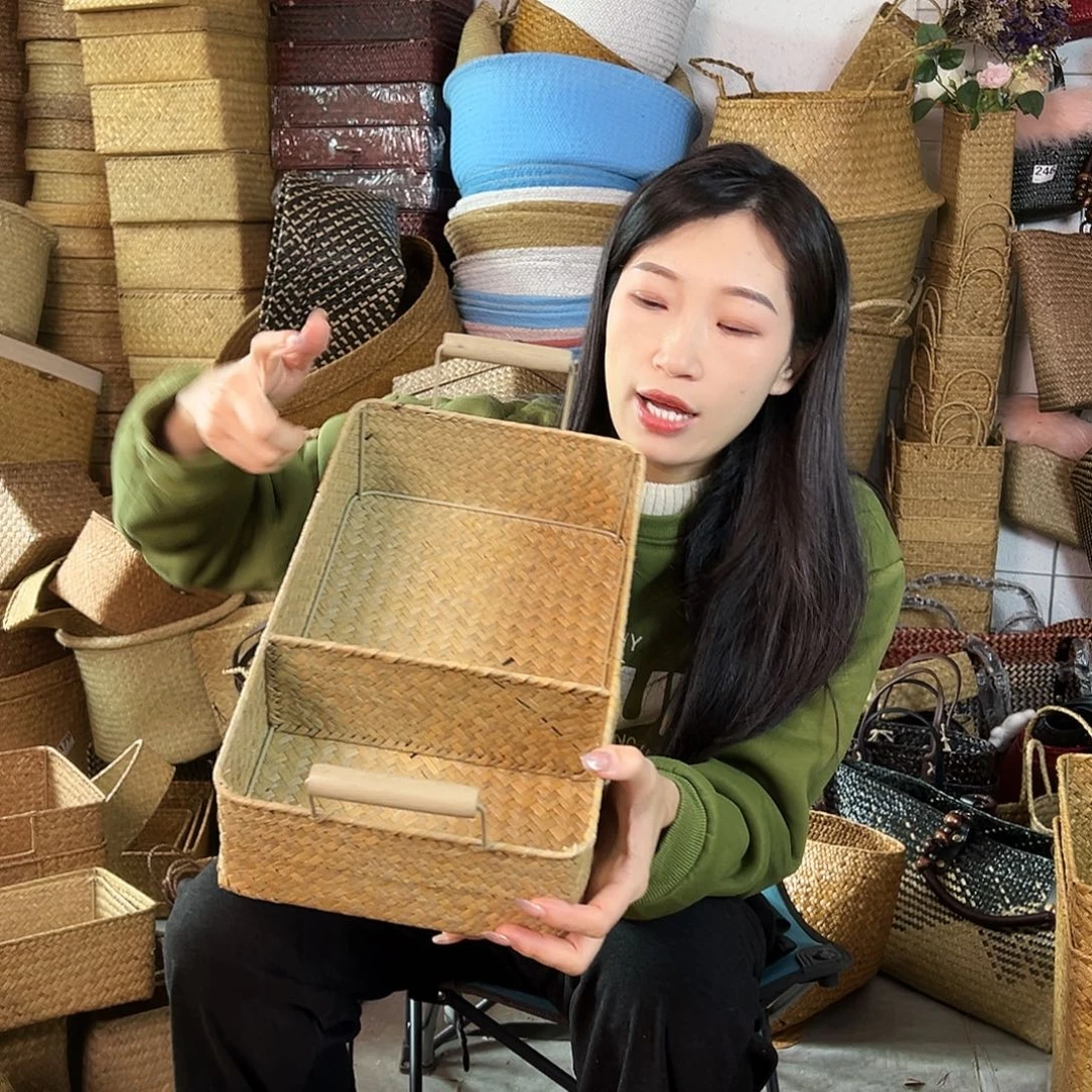 草编草编包/草编收纳盒微瑕疵