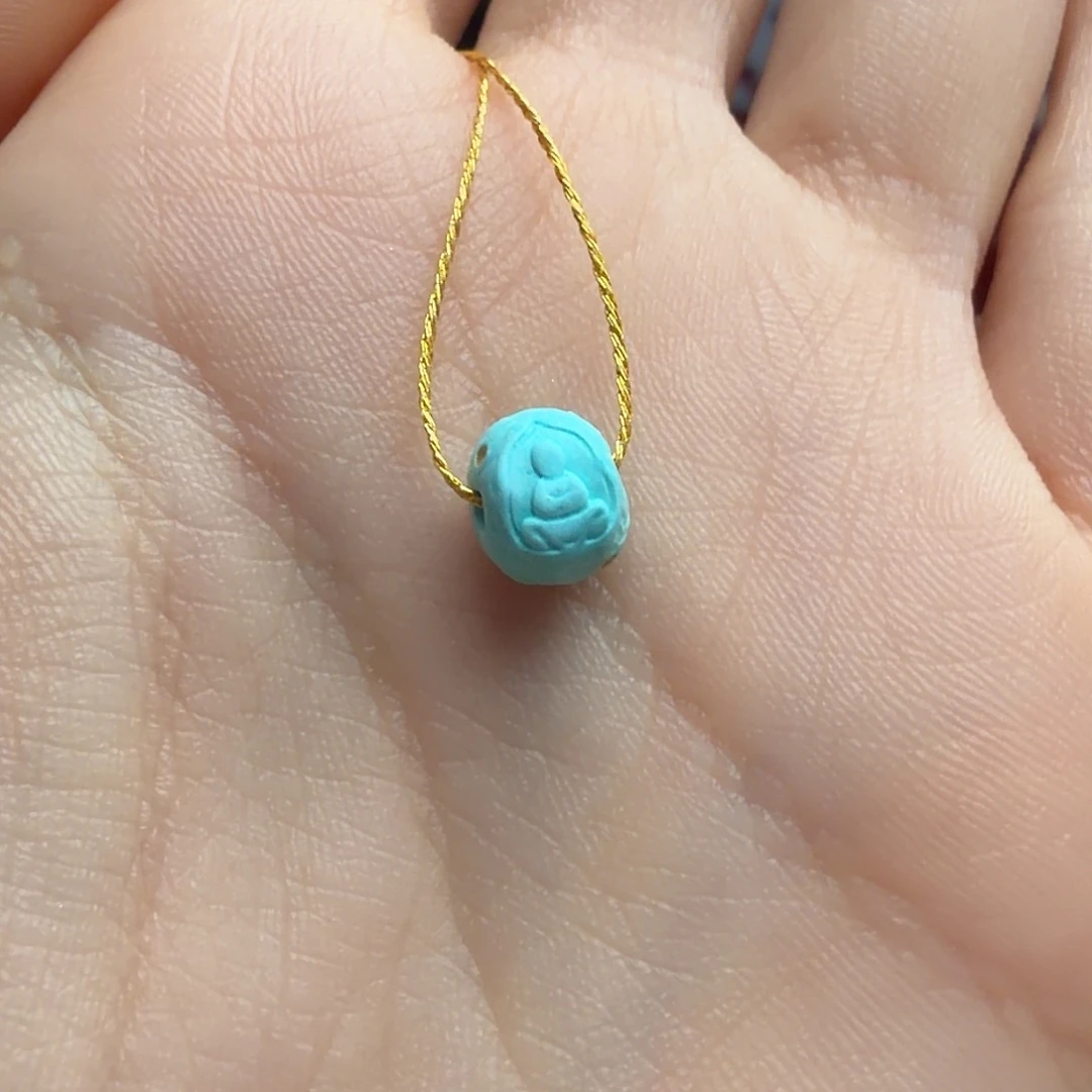 绿松石未镶嵌颈饰