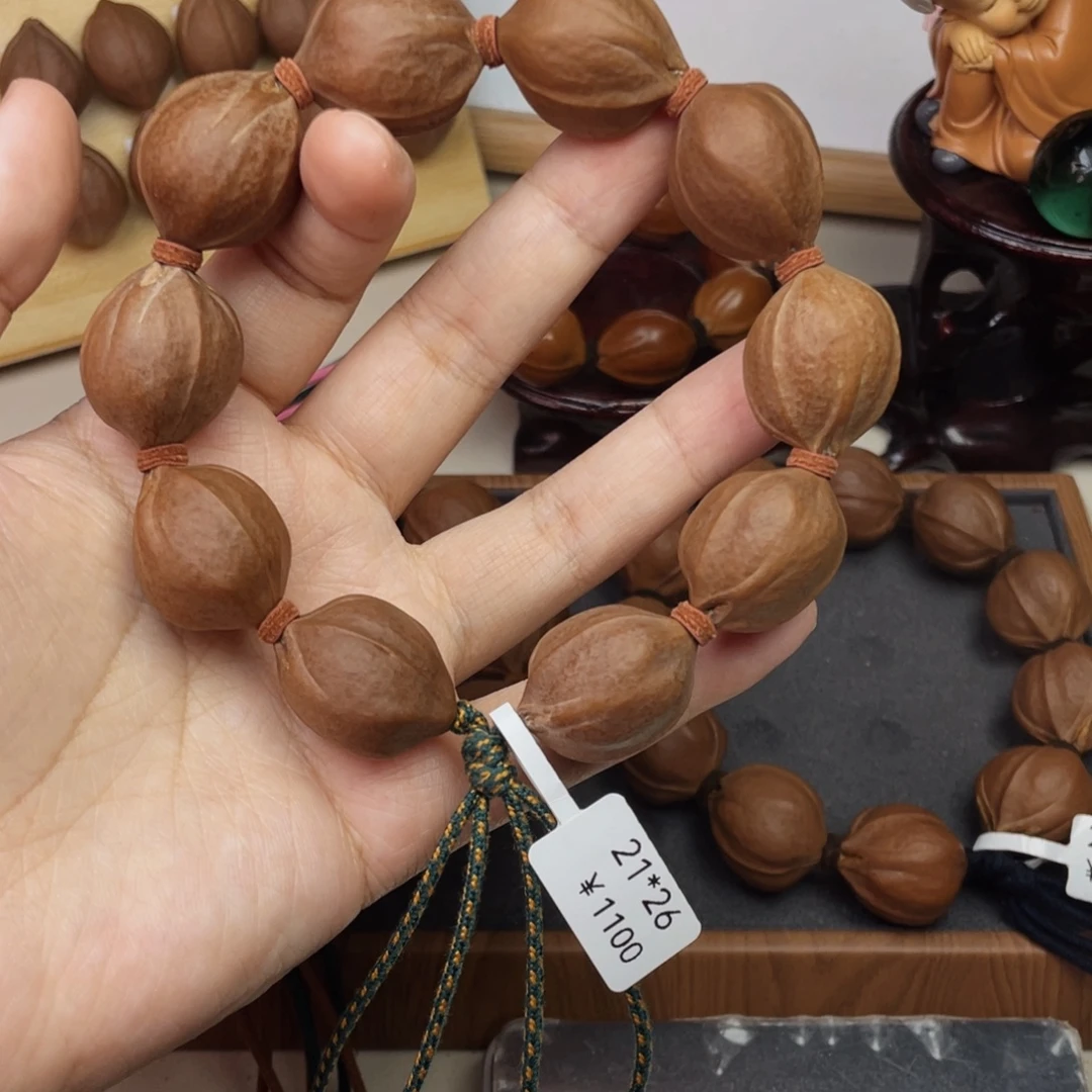 阳***家手串/手链橄榄核2126梅林铁核