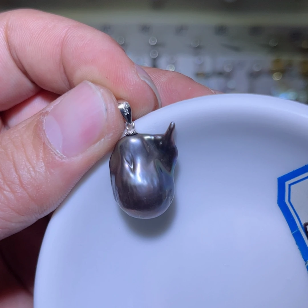 淡水珍珠未镶嵌吊坠(不含链)05