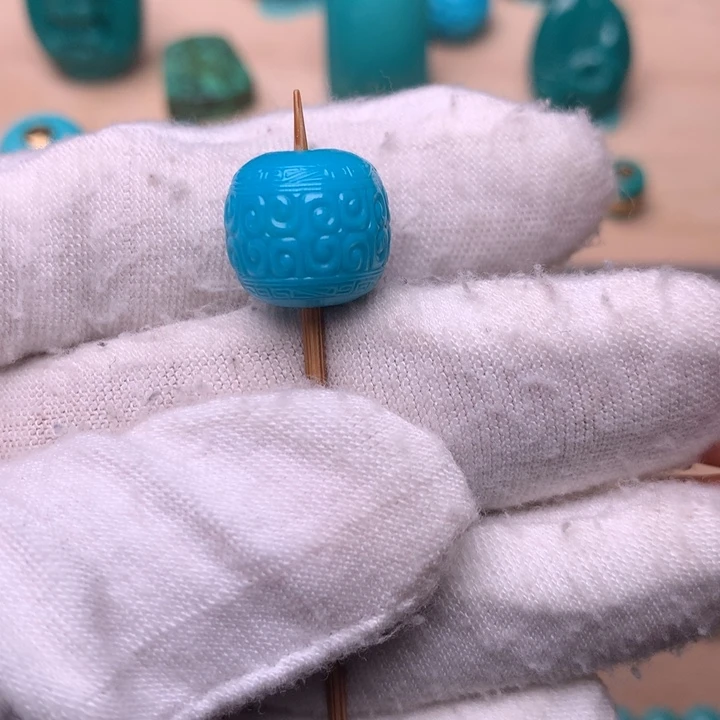 绿松石回纹12.5未镶嵌