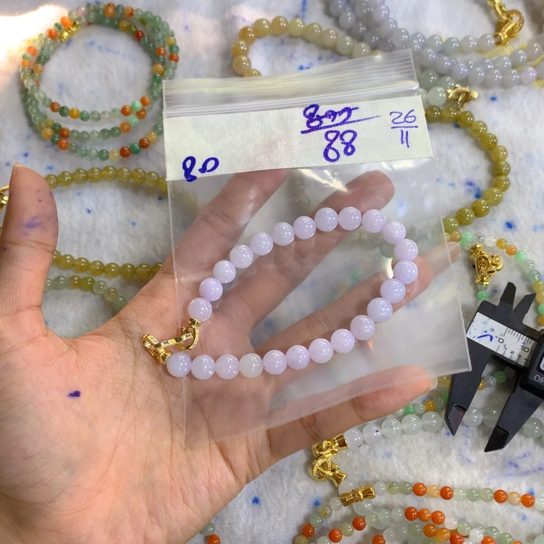未镶嵌定制翡翠双*儿天然缅甸翡翠多样性
