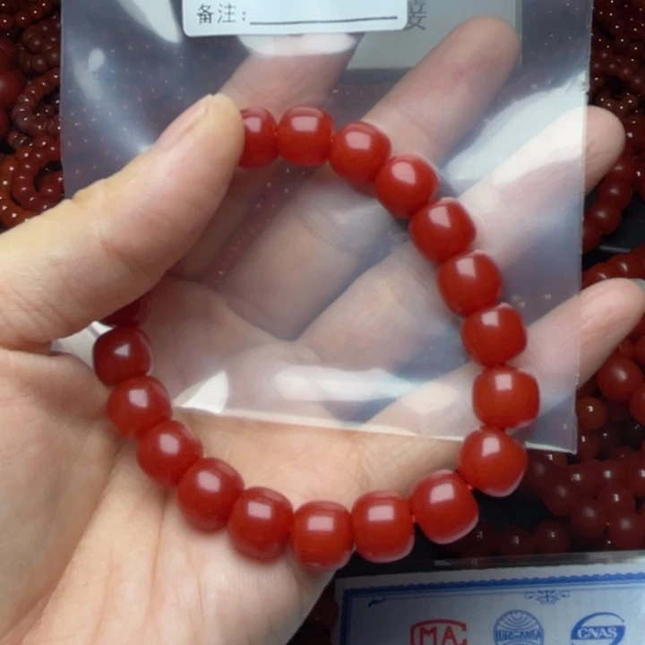 南红玛瑙手链未镶嵌放***༂