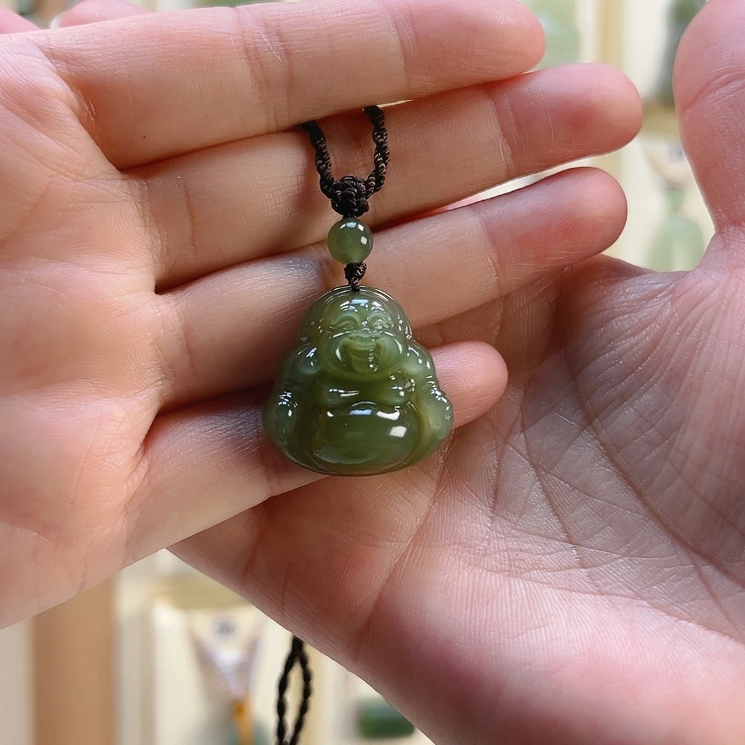 开***心颈饰未镶嵌和田玉