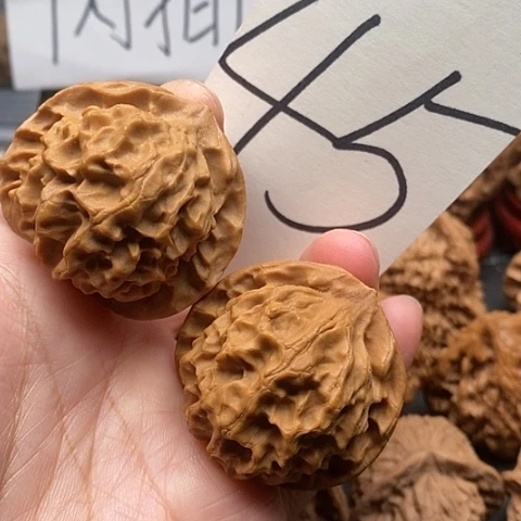 桃核吊坠42龙鳞纹核桃