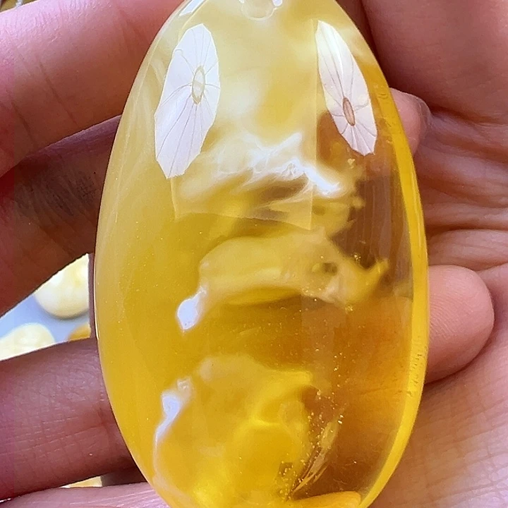 蜜蜡颈饰未镶嵌蜜蜡