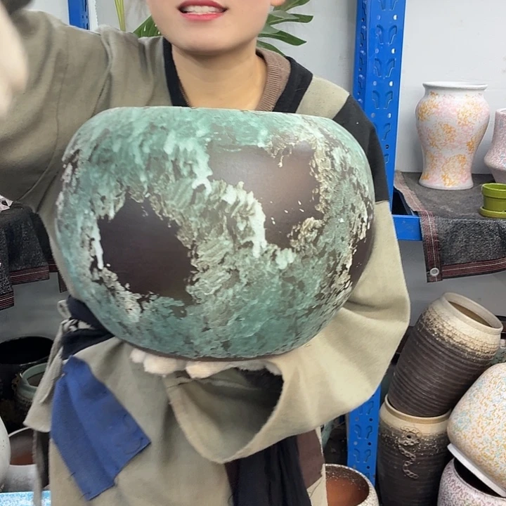 20×23 -粗陶花盆有孔-买买买