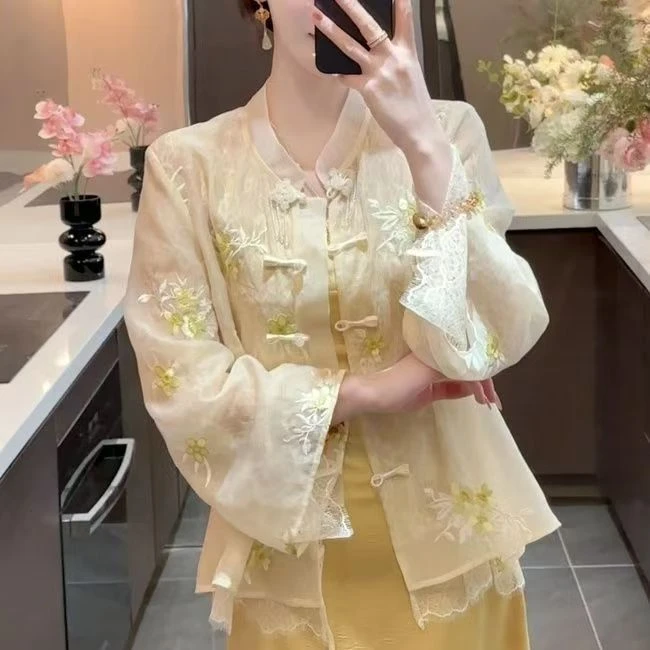 衣服➕饰品盲盒显瘦少女风褶皱无袖韩版长裙连衣裙泡泡袖套头法式