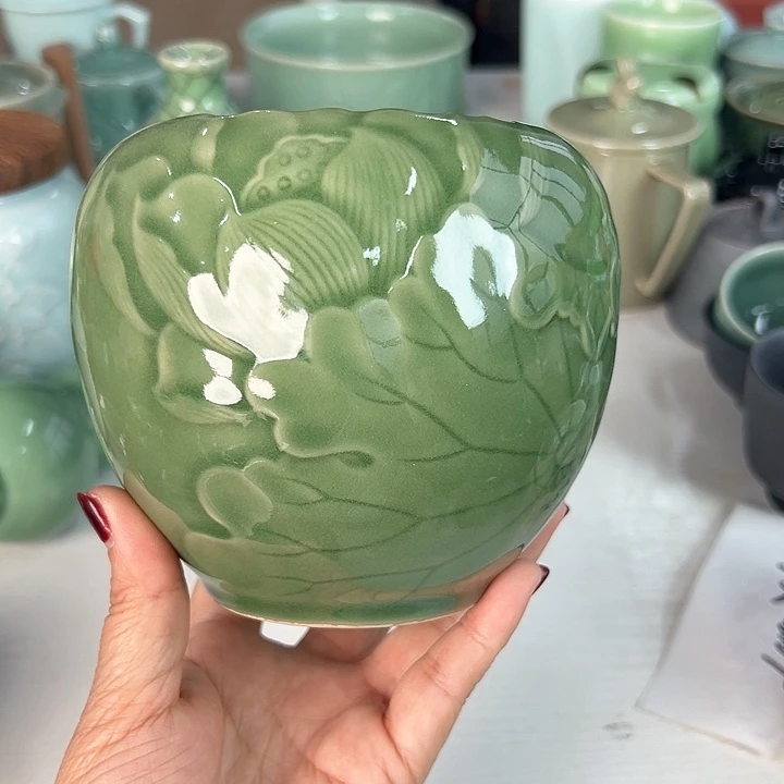 小米茶器龙泉青瓷