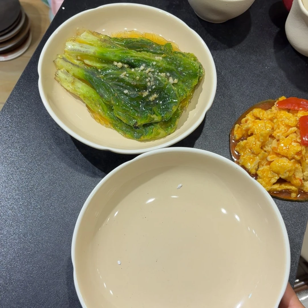 瓷两个8寸菜盘两个