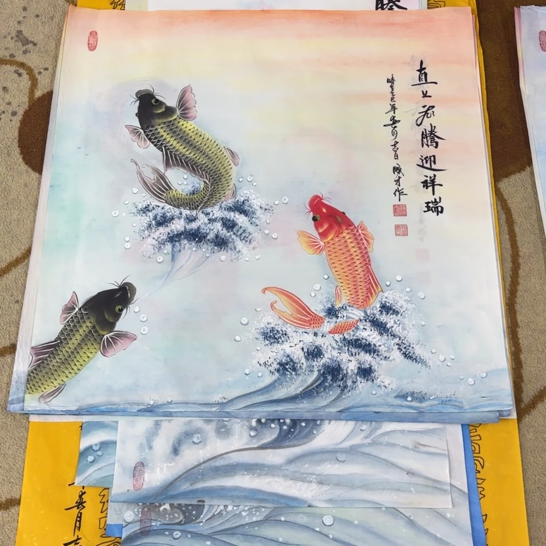 国画孙成才四尺斗方作品艺