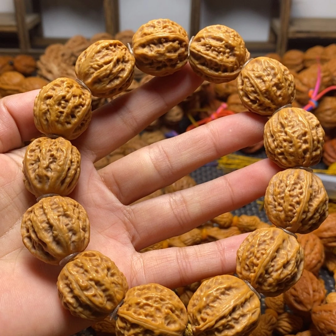 *****文玩核桃手串粗筋麻花八棱手串