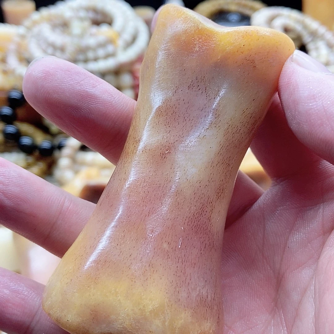 其他驼骨抛光骨节把件