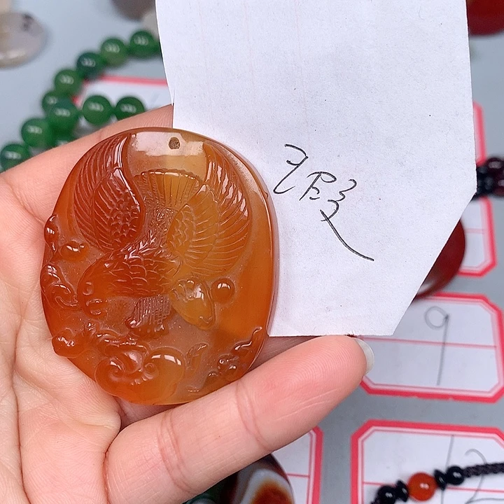 ༺***࿐玛瑙/玉髓未镶嵌颈饰