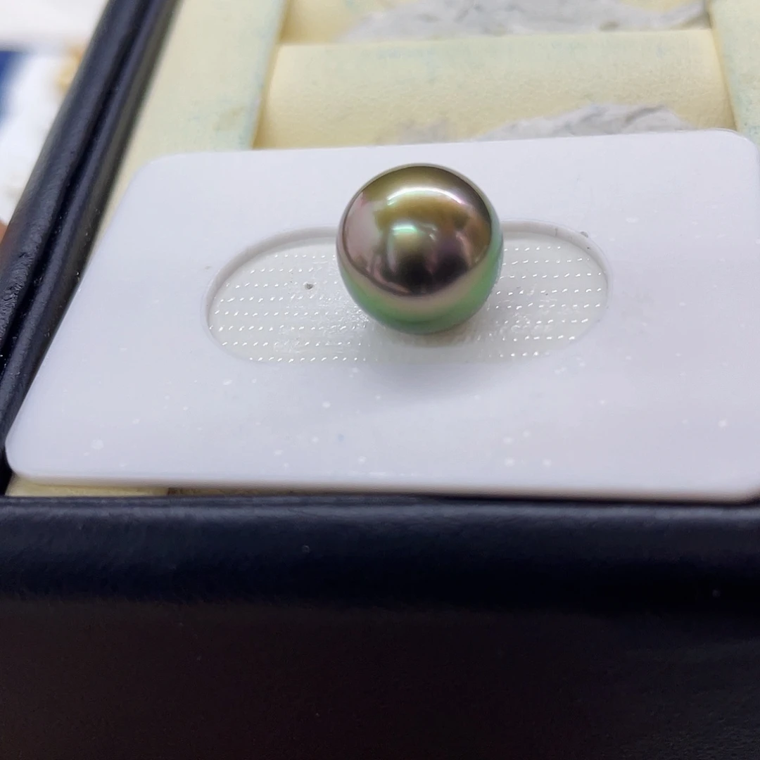 海水珍珠裸珠大溪地怪色单珠11-12