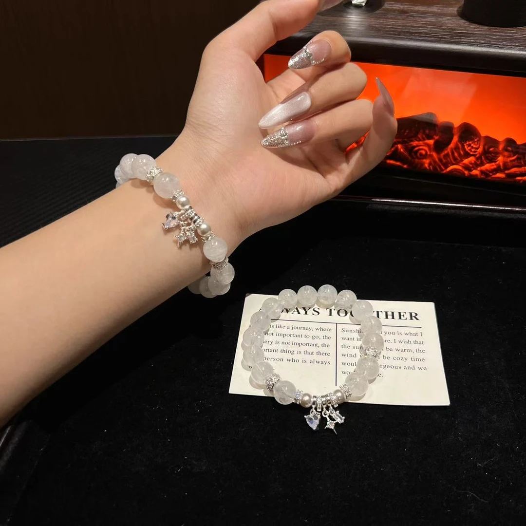 D303 10mm白幽灵设计款手串 多样性发一