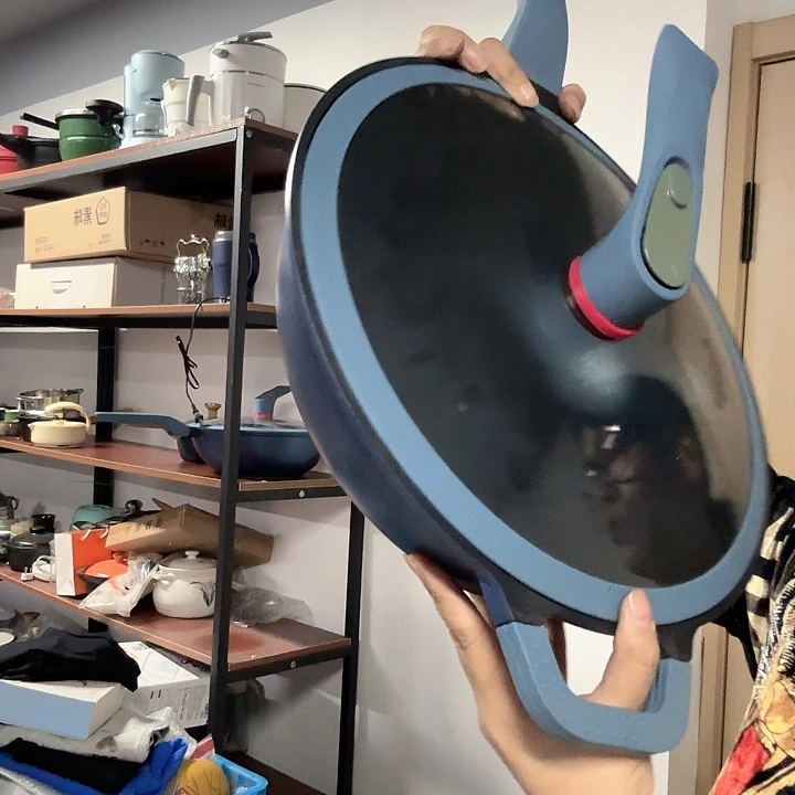 小羊哥同款32cm加深不沾炒锅微暇no退换