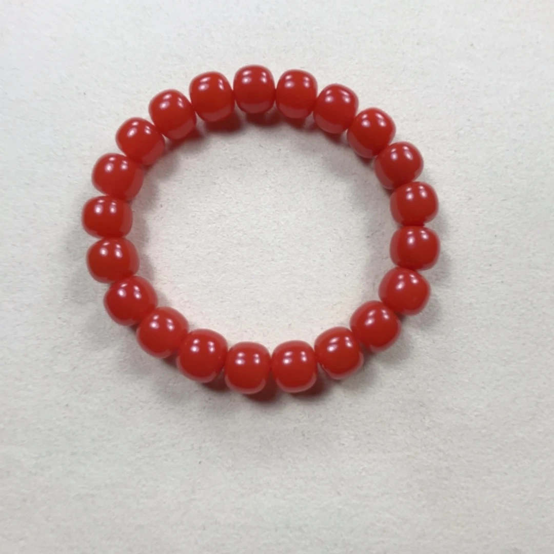 未镶嵌10➕老型手串南红玛瑙