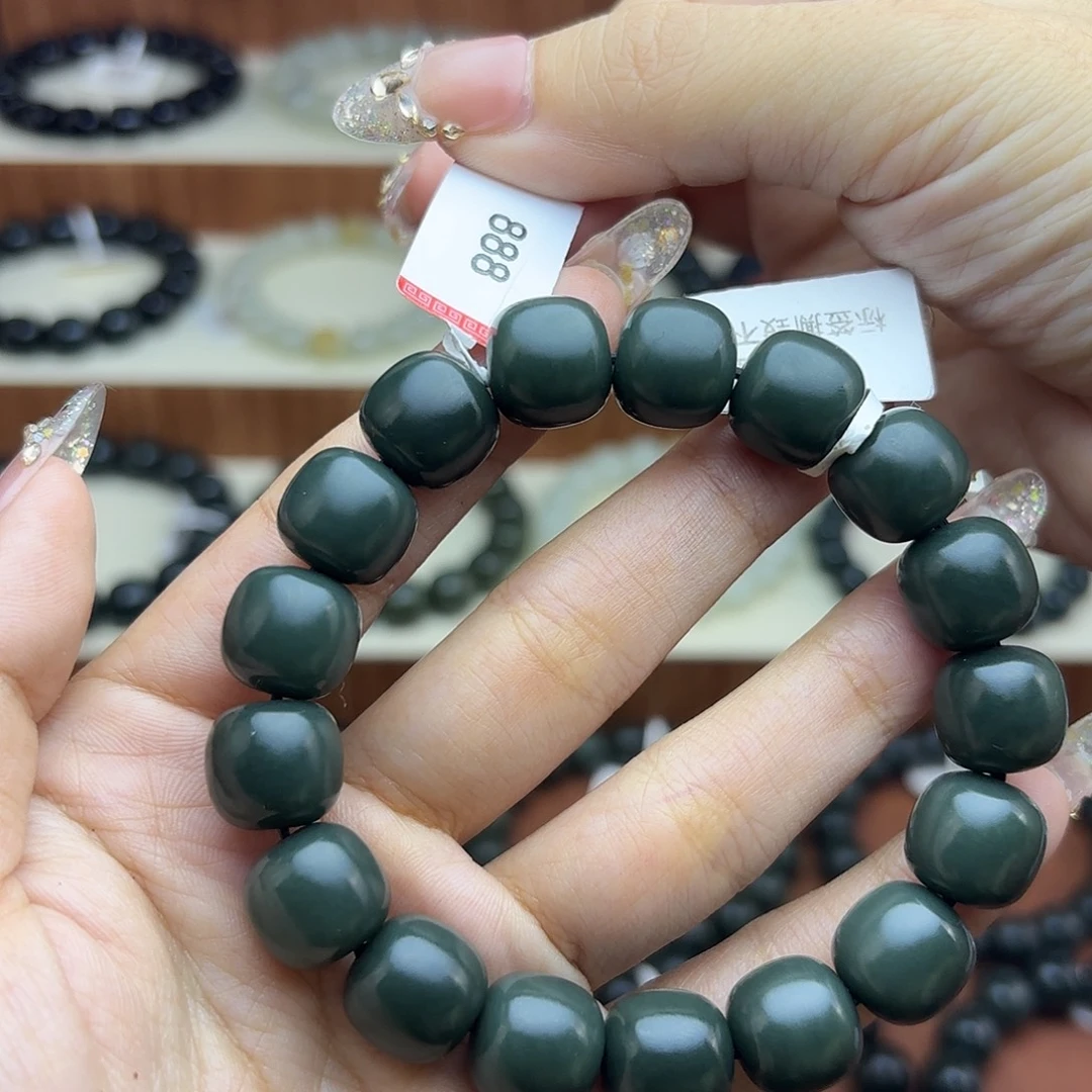 和田玉未镶嵌手链13