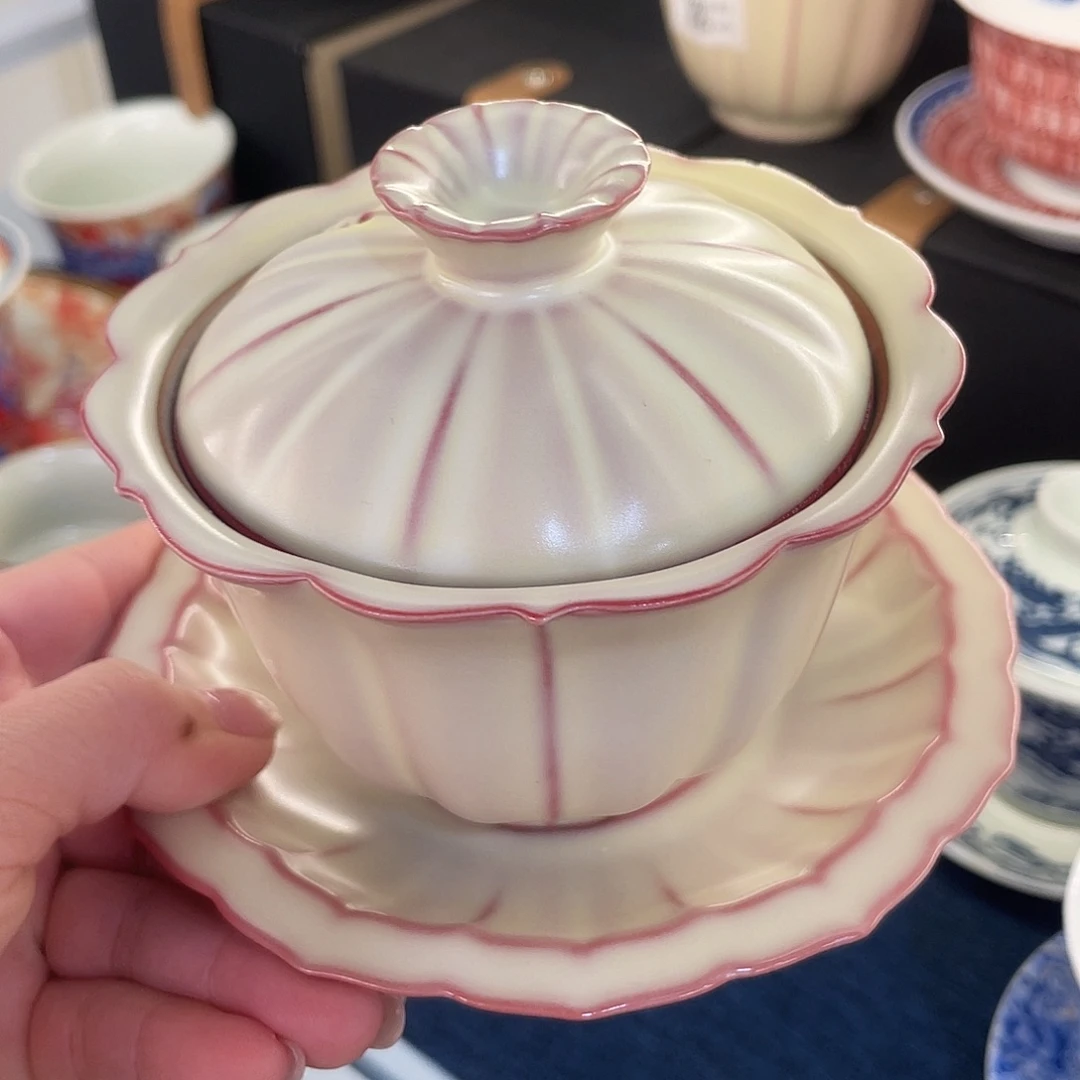 陶景德陶瓷盖碗茶具