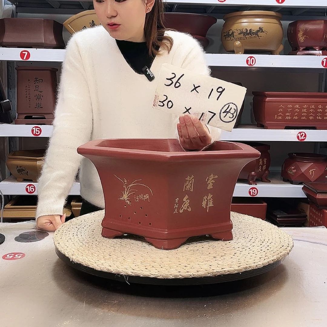 紫砂花盆紫砂花盆
