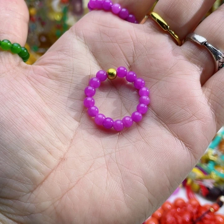 1号设计款紫色戒指