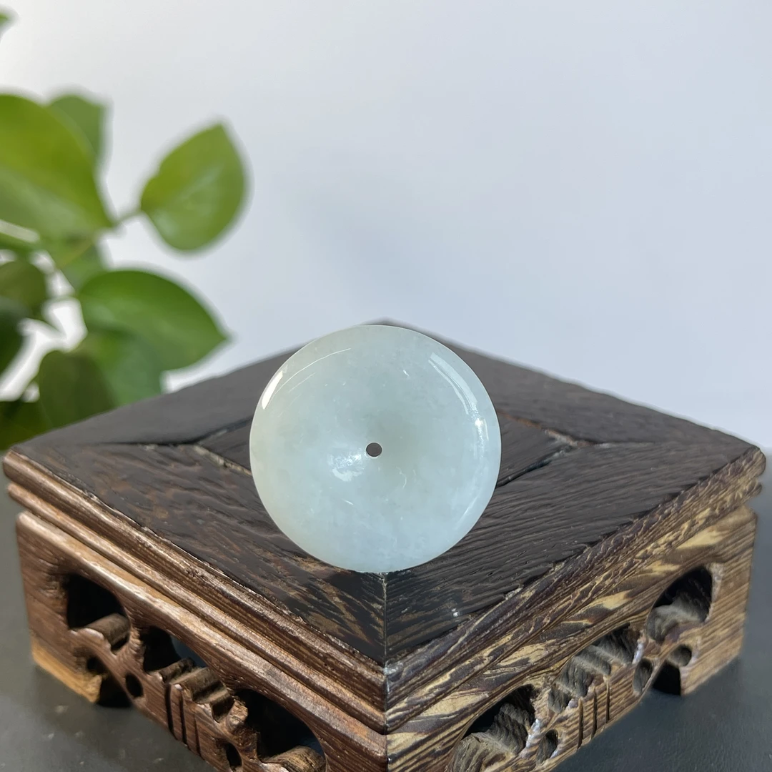 JSW01-016 天然缅甸A货翡翠  平安扣